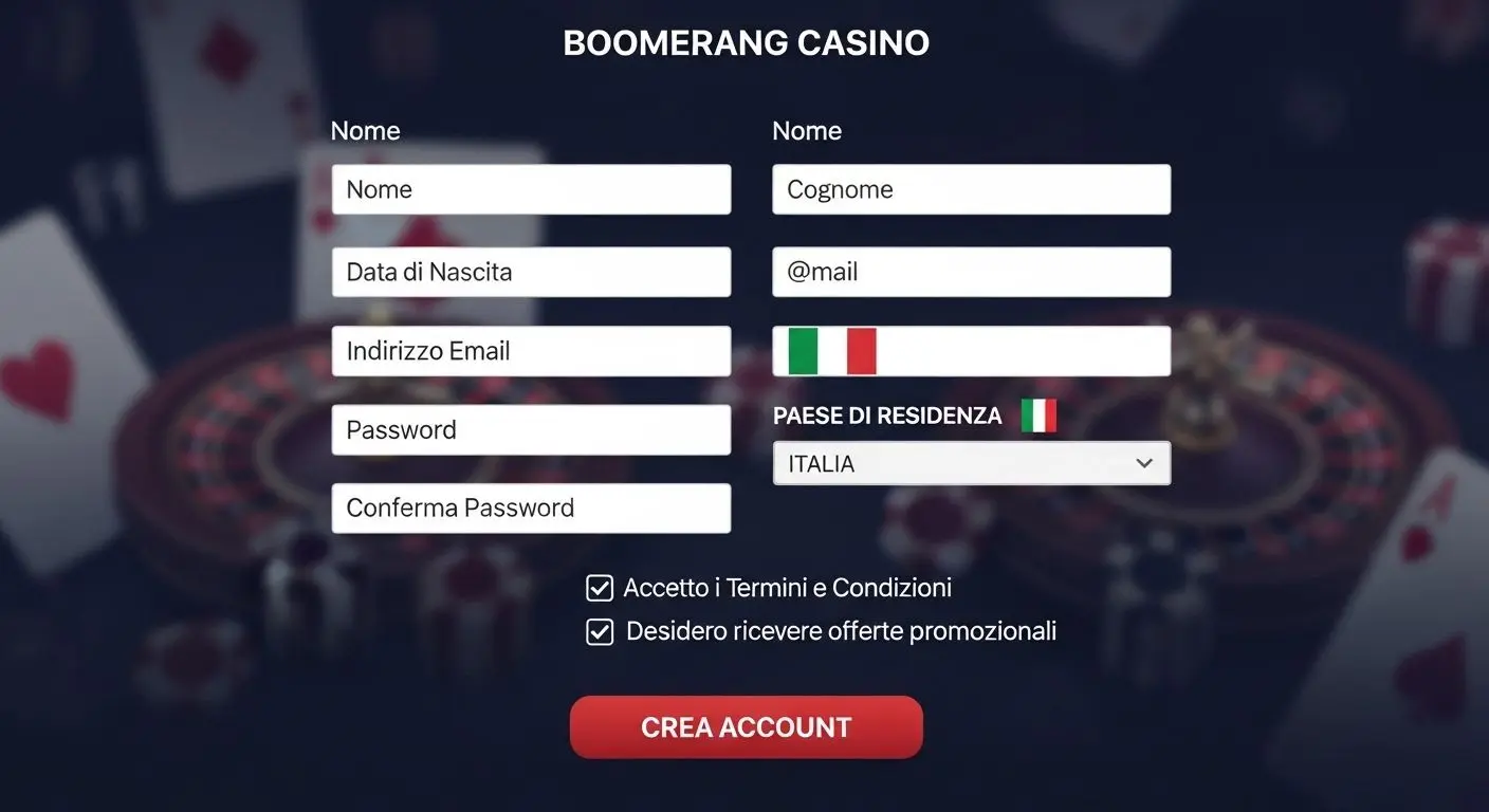 Come registrarsi registration problem